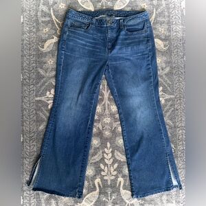 Michael Kors cropped split leg jeans